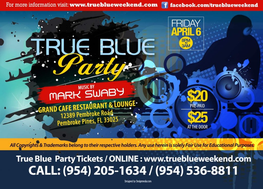 Events True Blue Weekend & Ziadie Cup